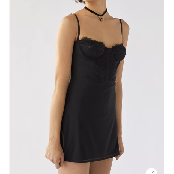 white christmas dresses Urban Outfitters Modern Love Corset – Rent To Dress NZ main image 0